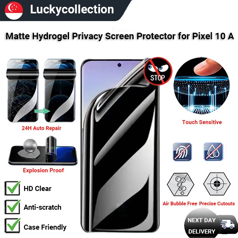 SG 24H SHIP Soft Anti-Spy Hydrogel Film สําหรับ Pixel10 Matte Privacy Hydrogel ป้องกันหน้าจอสําหรับ 