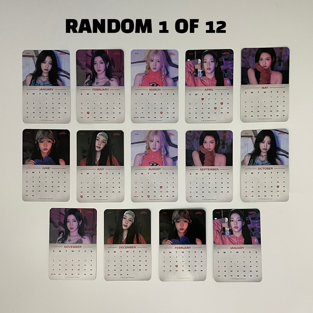 [ของขวัญฟรี] BABYMONSTER - HELLO MONSTERS CALANDER PHOTOCARD