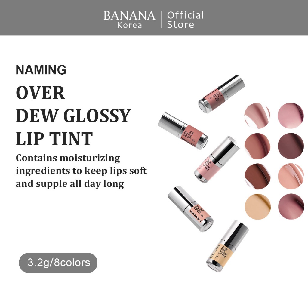 NAMING Over Dew Glossy Lip Tint 3.2g/8colors