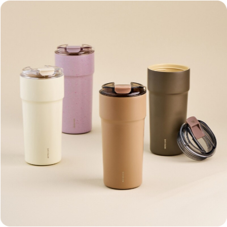 LOCK&LOCK METRO CAFÉ Ceramic Tumbler – 650ml
