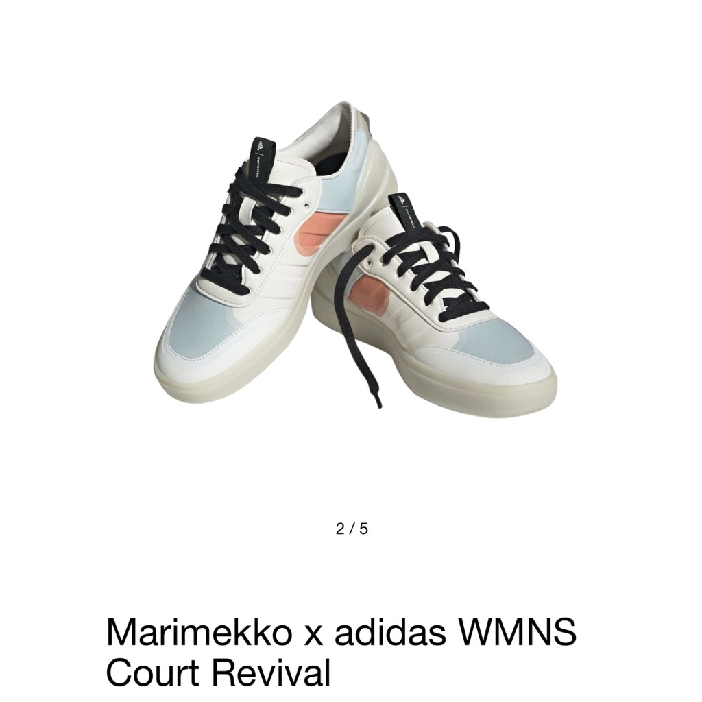 Marimekko X Adidas Court shoes ของแท้