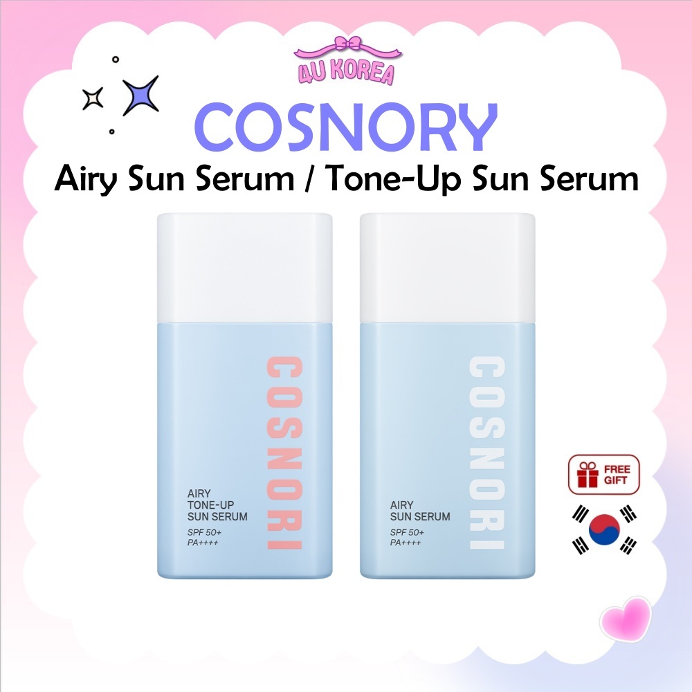 COSNORI Airy Sun Serum หรือ Tone-Up Sun Serum – 50ml / K-BEAUTY