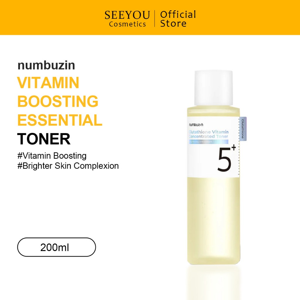 numbuzin No.5+ Vitamin Boosting Essential Toner 200ml