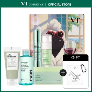 [VT] ชุด All-in-One Glow Set PDRN x TX-Toning + บัตรฟรี 2 ใบ เซ็ตบำรุงผิว Total Repair & Brightening [ร้านค้าอย่างเป็นทางการ]