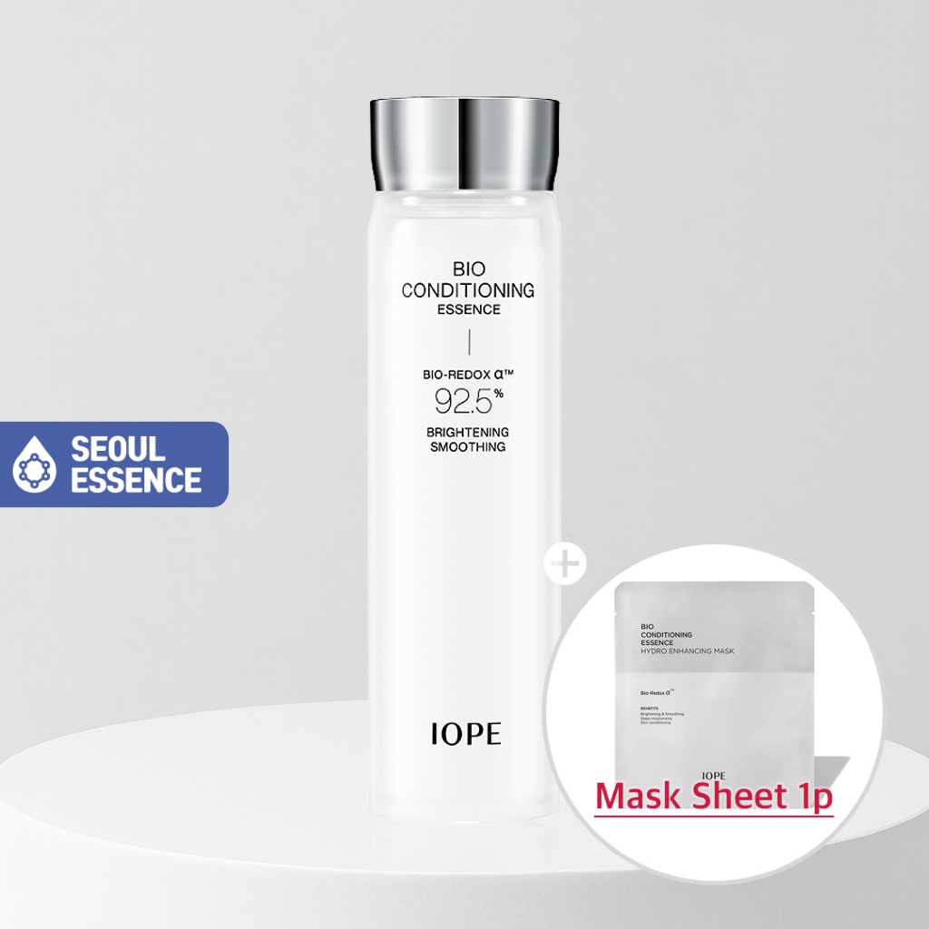 IOPE Bio Conditioning Essence, Hydro Enhancing Mask - Skin Rechargeing Essence, Oil-Water Balance, ด
