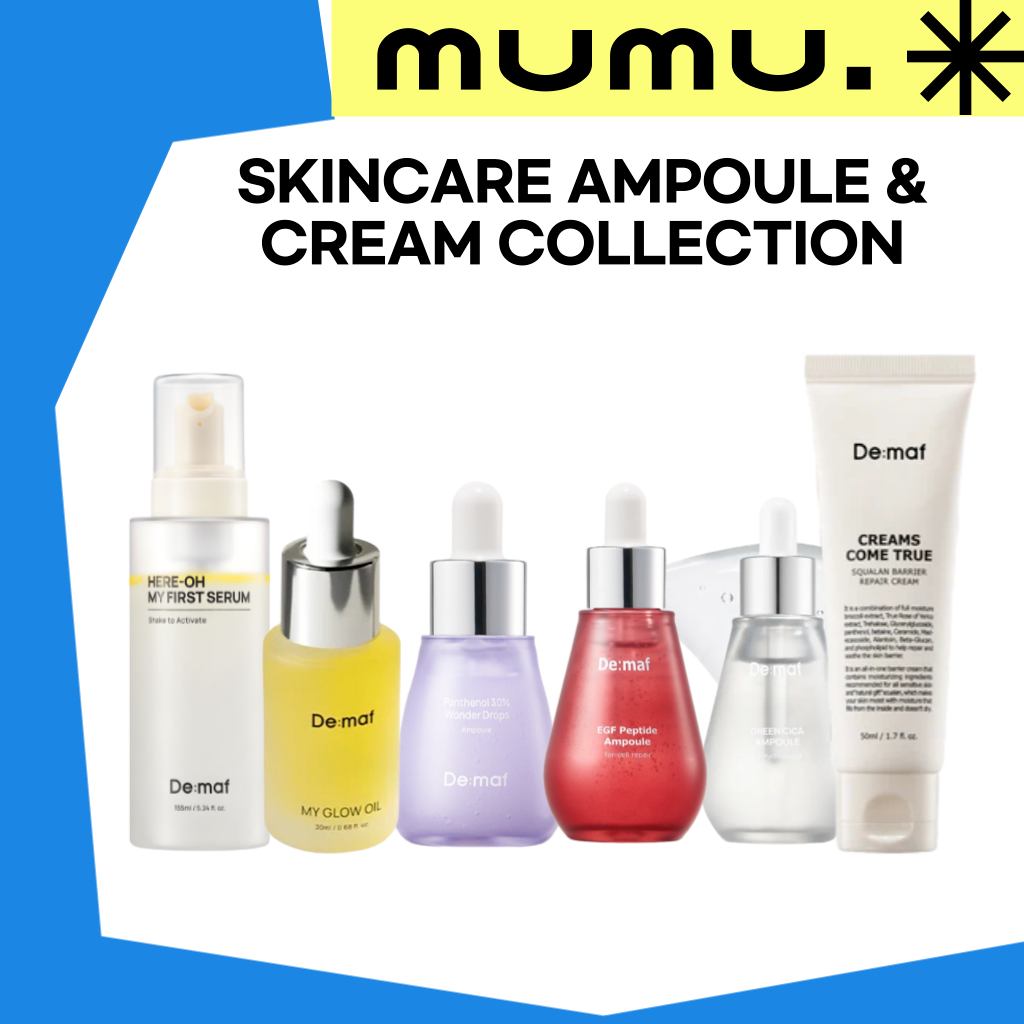 [DEMAF] Skincare Ampoule & Cream Collection | EGF Panthhenol CICA Serum