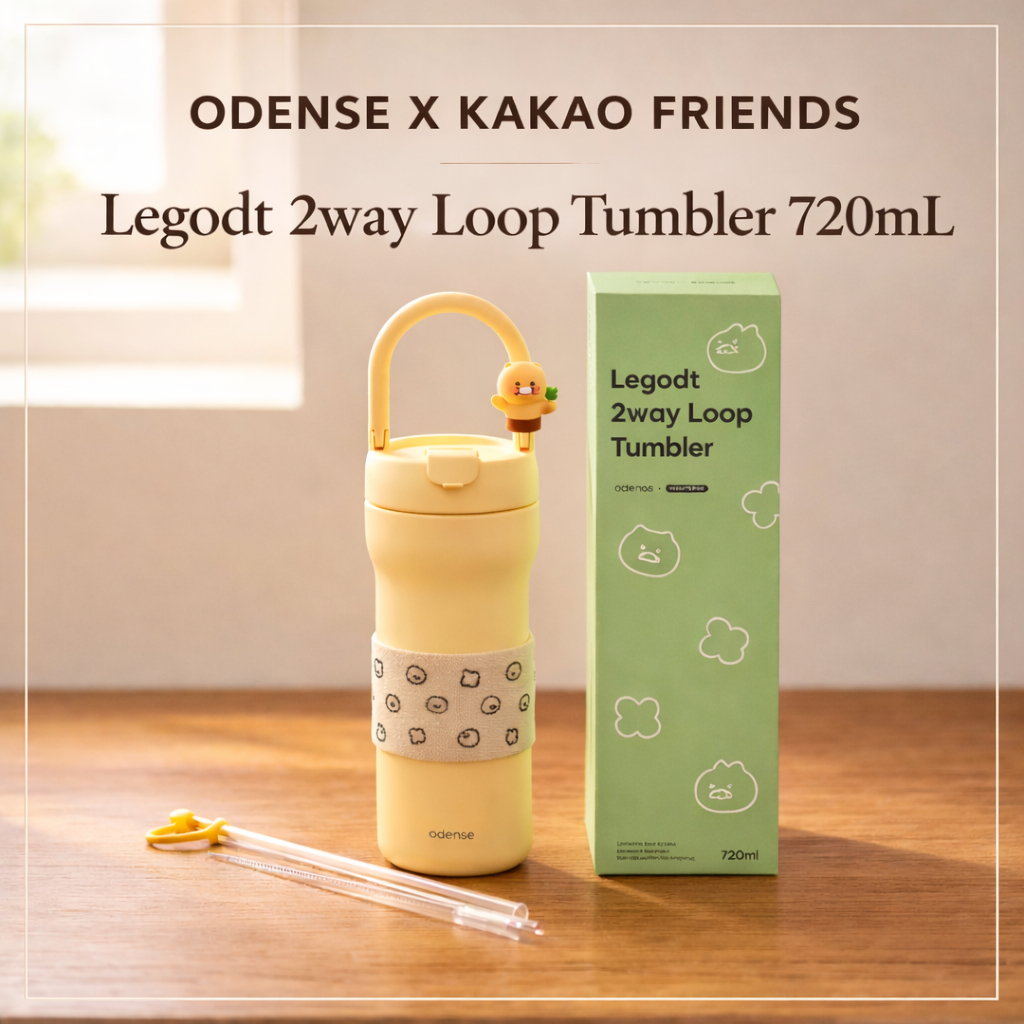 [ODENSE X Kakao Friends] Chunsik Legodt 2-Way Loop Tumbler 720ml