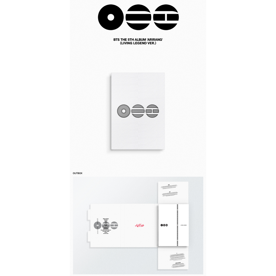 ( LIVING LEGEND ver ) BTS 5th Full Album [ ARIRANG ] ราคา ถูกที่สุด ดีลบีเคเค แกลเลอรีภาพที่ 3