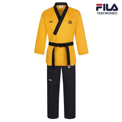 [FILA] ชุดศิลปะการต่อสู้ Martial Arts Taekwondo TKD Advanced Poomsae Uniform - Yellow/Black