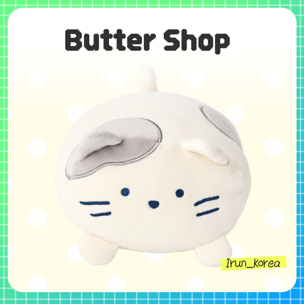 [BUTTER SHOP] BT Milk Cat Mini Round Cushion