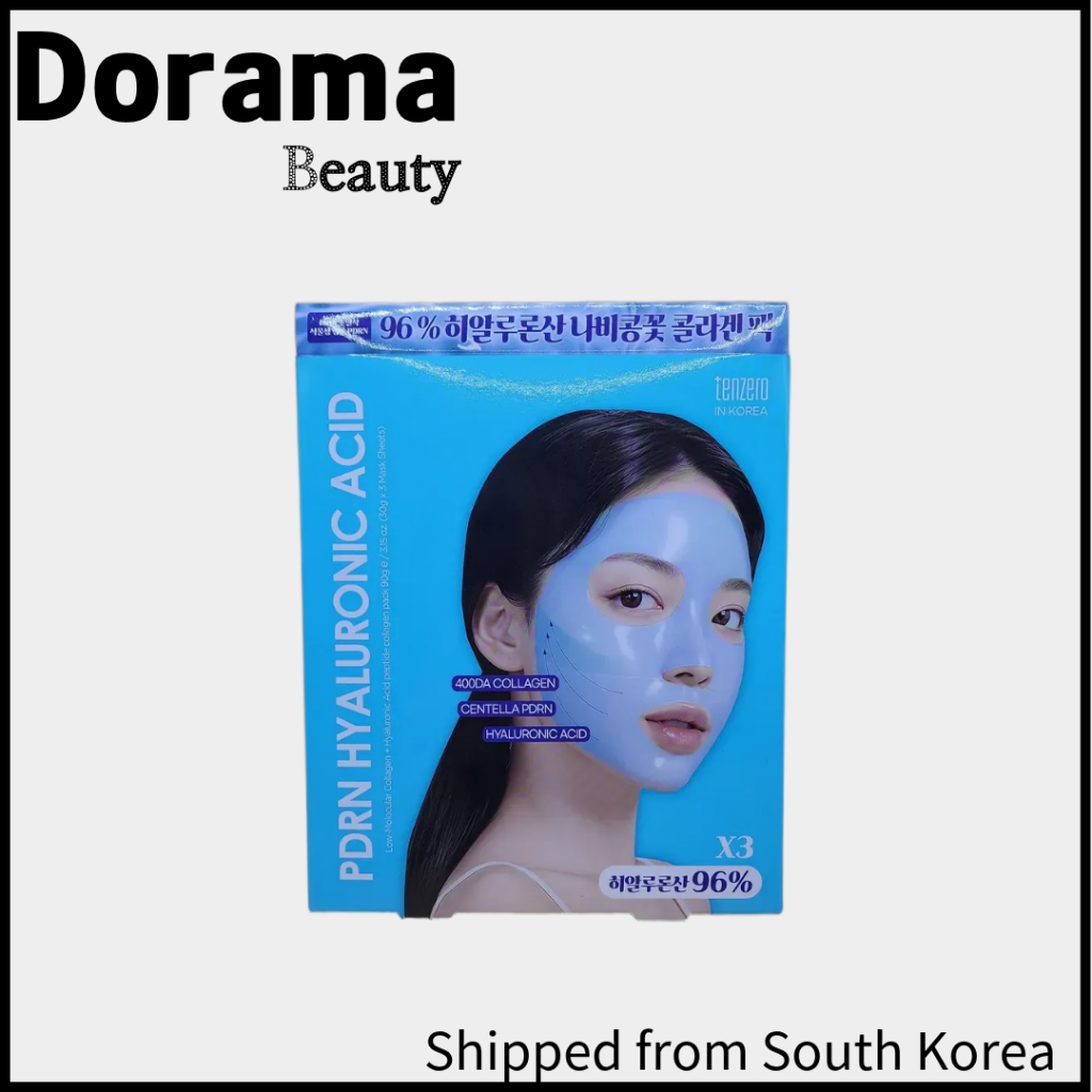 TENZERO Watery Hyaluronic Acid PDRN Mask Pack – 3ea