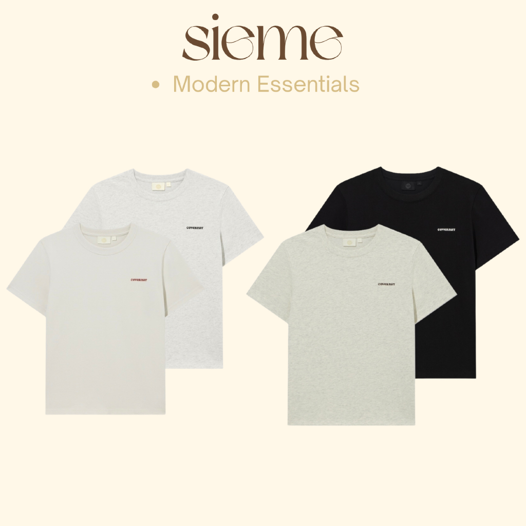 Covernat CO2602STE3 เสื้อยืดผ้าคอตตอนเย็นสำหรับผู้หญิง แพ็คสองตัว