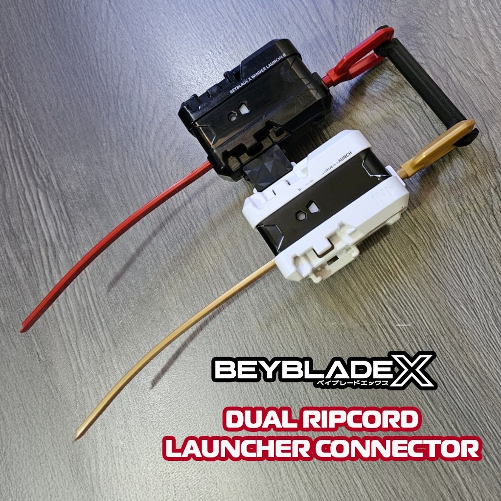Dual Launcher & String / Ripcord Connector + องศาสําหรับ BeyBlade X