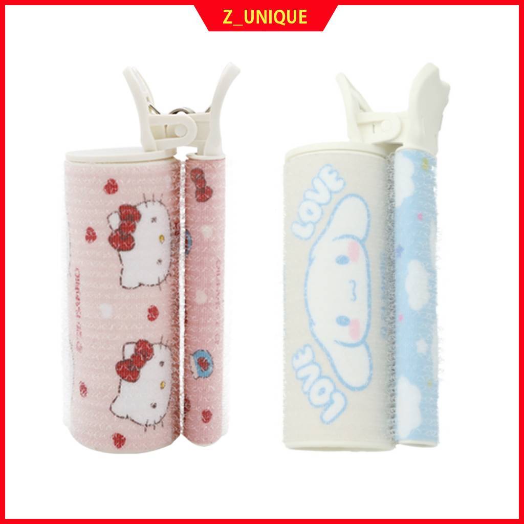SANRIO ซานริโอ กิ๊บติดผมปริมาณราก 2 ชิ้น | Hello Kitty & Cinnamoroll | No คลิปลูกกลิ้งปริมาณผมหน้าม้าความร้อน | เครื่องมือจัดแต่งทรงผมแบบพกพา
