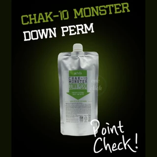 ACHOA Chak-10 Monster Down Perm 300ml | น้ำยาดัดผมชายสไตล์เกาหลี ไซส์จัมโบ้ | จัดทรงผมข้างให้เรียบกริบ