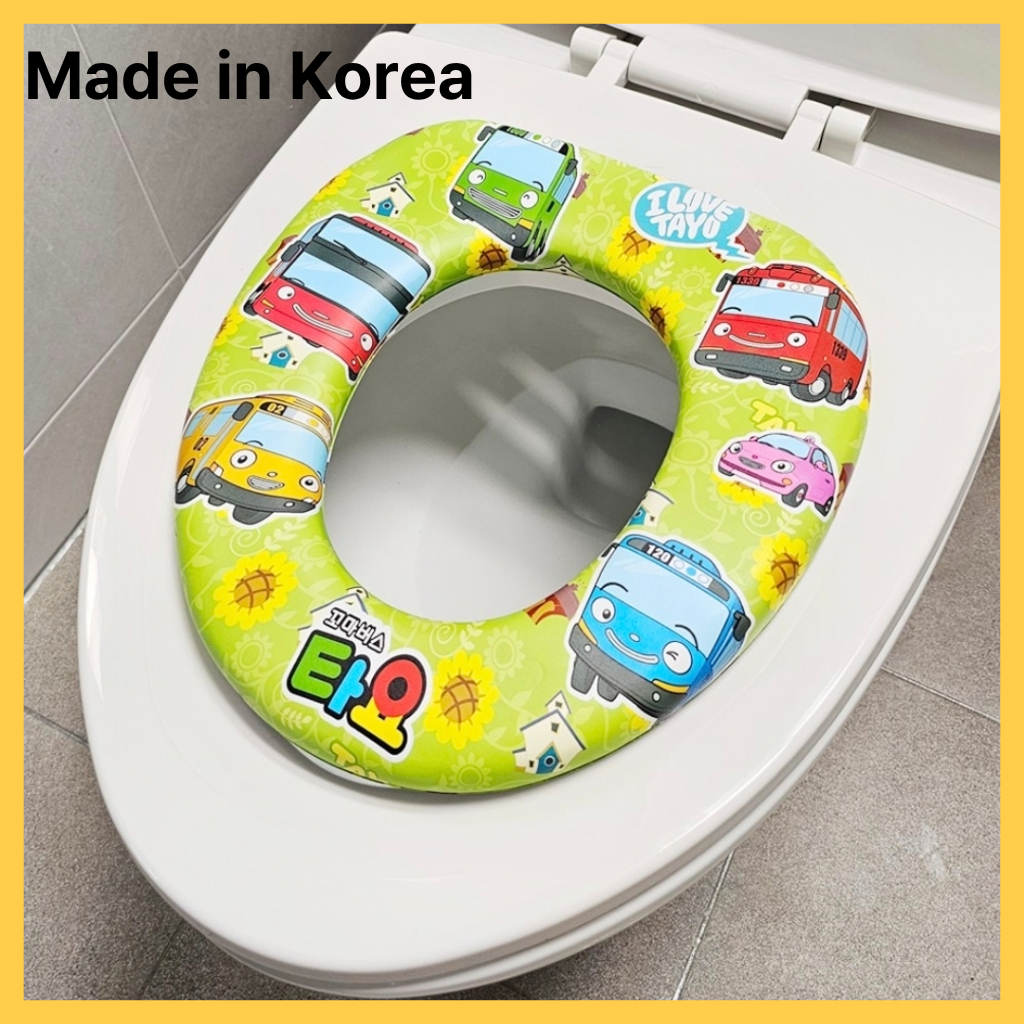[ผลิตในเกาหลี] Tayo Kids Bidet-Compatible Soft Toilet Seat