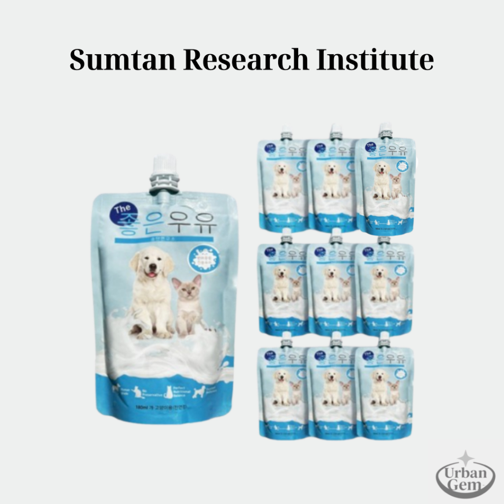 Sumtan Pet Better Milk Lactose Free Dog Cat Milk 180ml x10 Probiotic Pet Nutrition Drink