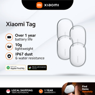 Xiaomi Smart Tag | Bluetooth 5.4 Item Tracker | Apple Find My & Google Find Hub | IP67 Waterproof + 1-Year Battery