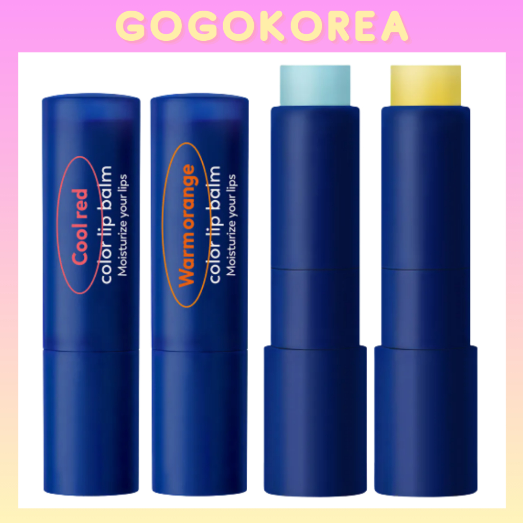 [DASHU] Men's Color Change Lip Balm 4g Cool Tone & Warm Tone