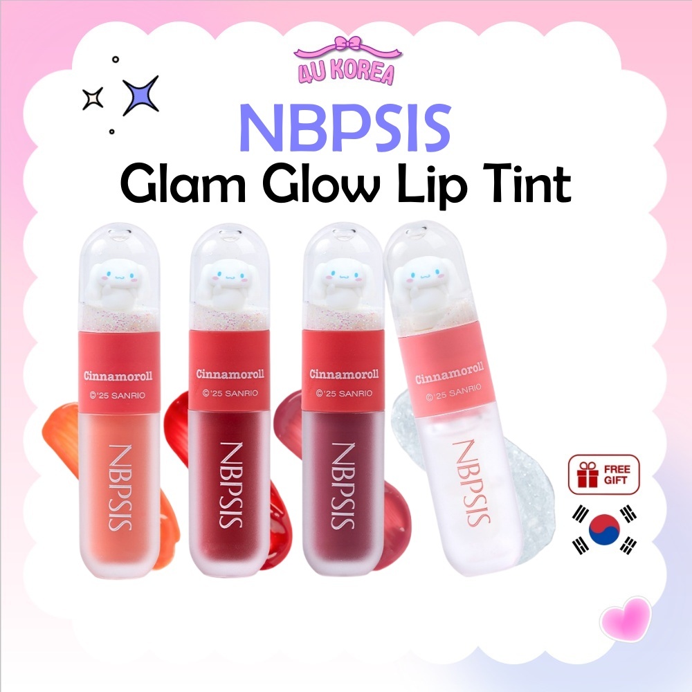 NBPSIS Glam Glow Lip Tint - 3 สี / K-BEAUTY