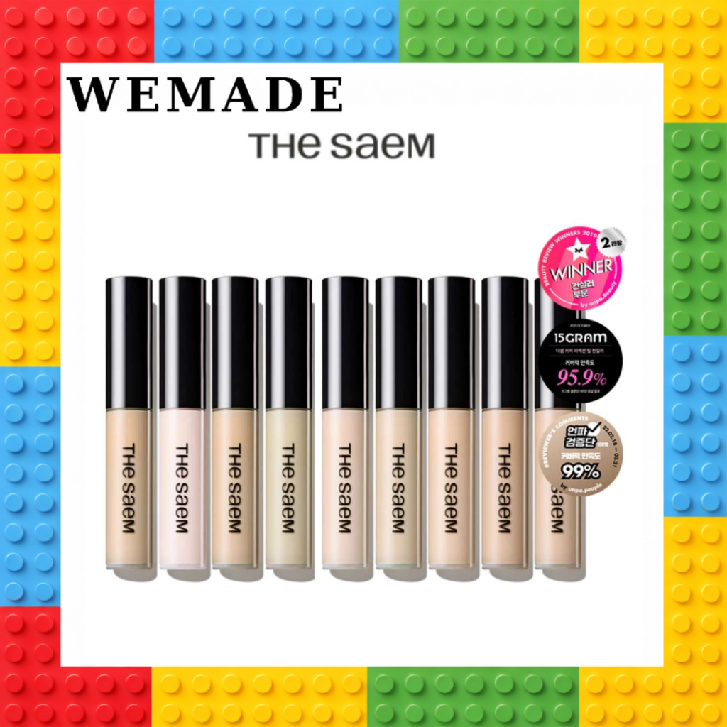 [The Saem] The Saem Cover Perfection Tip Concealer 6.5g - 12 สี - พร้อมสต็อกจากเกาหลีสําหรับ Fast Sh