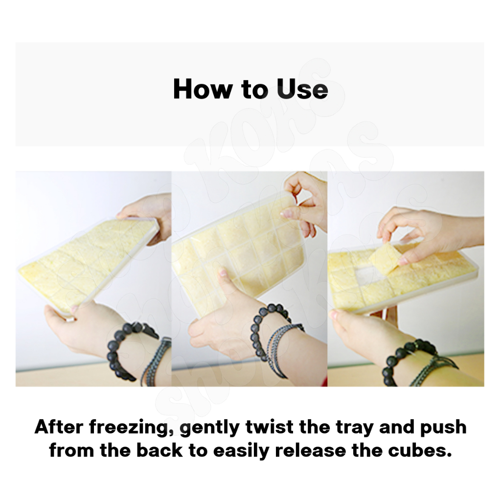 [Silicook] ถาดจัดเก็บตู้แช่แข็งสับกระเทียม 15Cube / 24Cube - รูปที่ 4