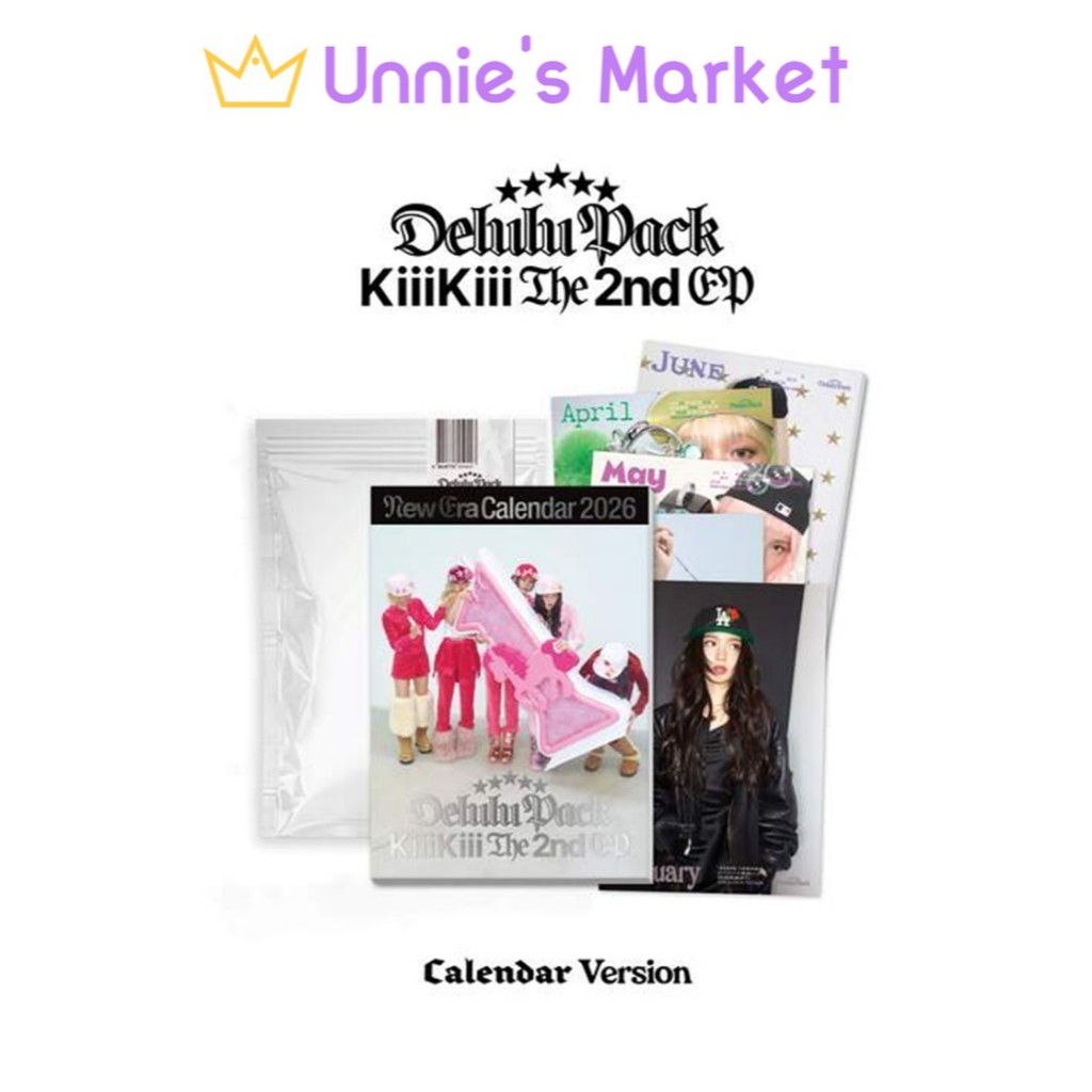 (Calendar Ver.) KiiiKiii [Delulu Pack] The 2nd EP Album