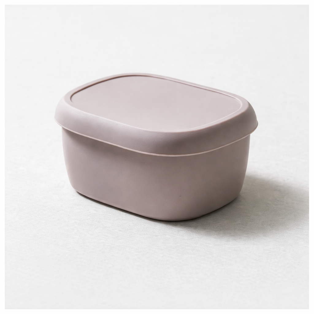[Daiso] Square Silicone Container 100 ml, 200ml