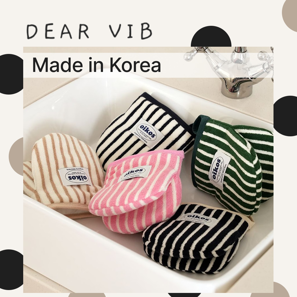 [oikos] นวมเตาอบทนความร้อน 6 ออนซ์ Quilted | นวมและที่วางหม้อในครัว | ผลิตในเกาหลี