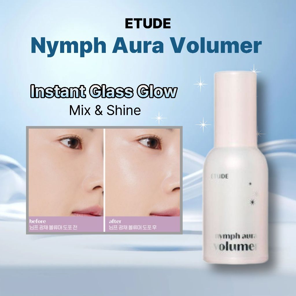 [Etude House] Nymph Aura Volumer 24g, Glass Skin Effect, Glow Booster
