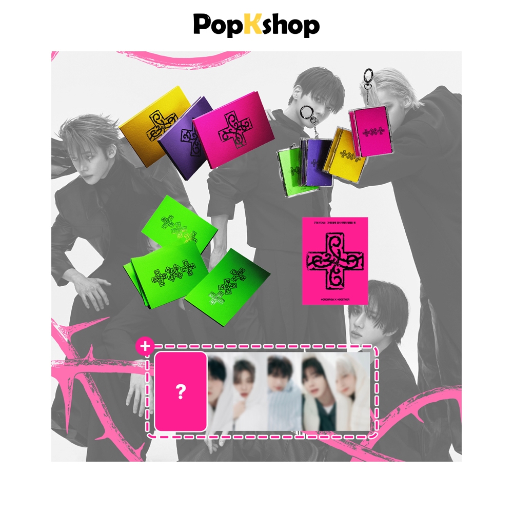 [ของแถม] TXT 8th Mini Album [ 7TH YEAR : A Moment of Stillness in the Thorns ] STANDARD / Photocard Case / PPULBATU / THORN Ver