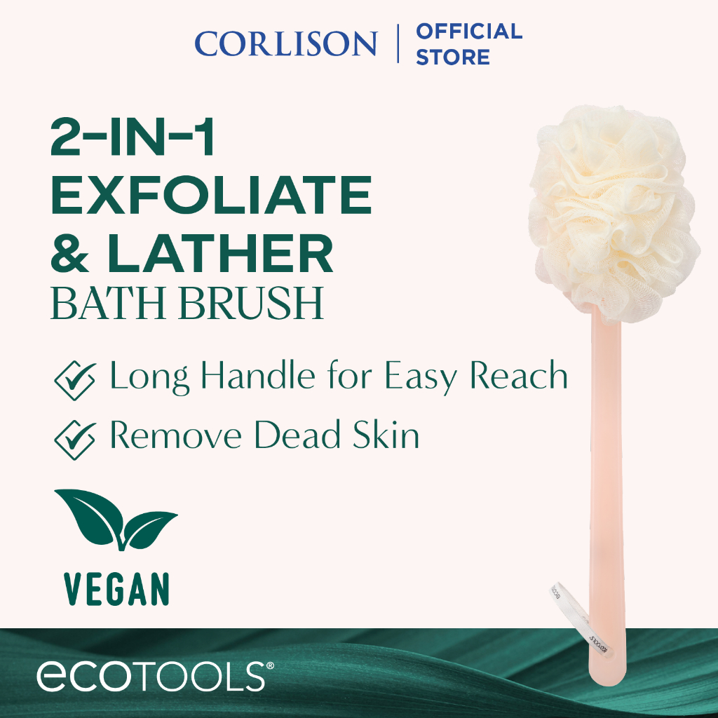 แปรงอาบน้ํา EcoTools 2-In-1