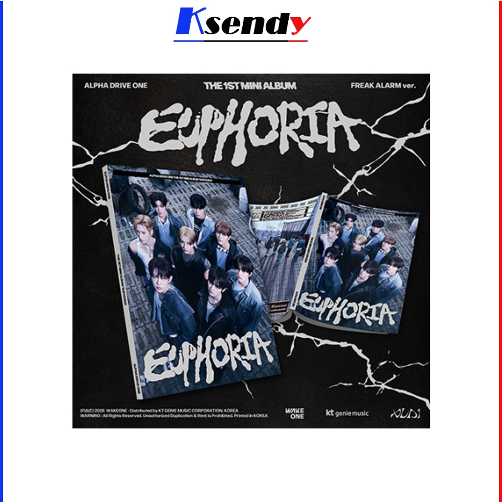 ALPHA DRIVE ONE 1st Mini Album [ EUPHORIA ] FREAK ALARM VER.