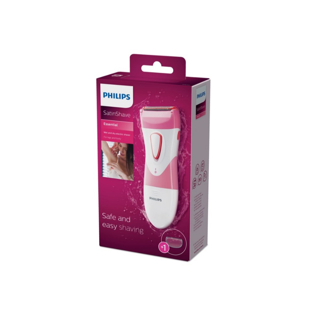 Philips HP6306 SatinShave Essential Wet & Dry Women เครื่องโกนหนวดไฟฟ้า