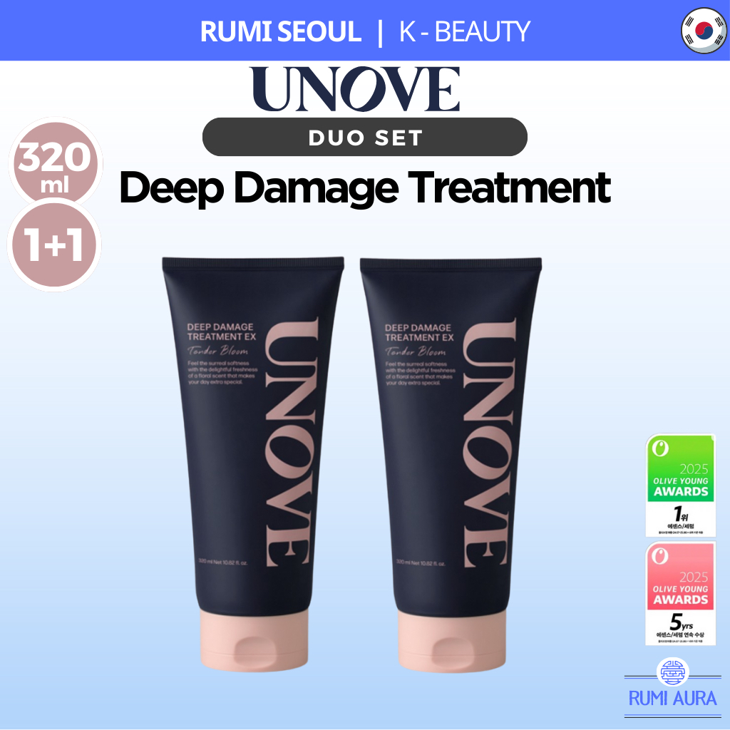 [UNOVE] Deep Damage Treatment EX | 320ml+320ml, 207ml+100ml