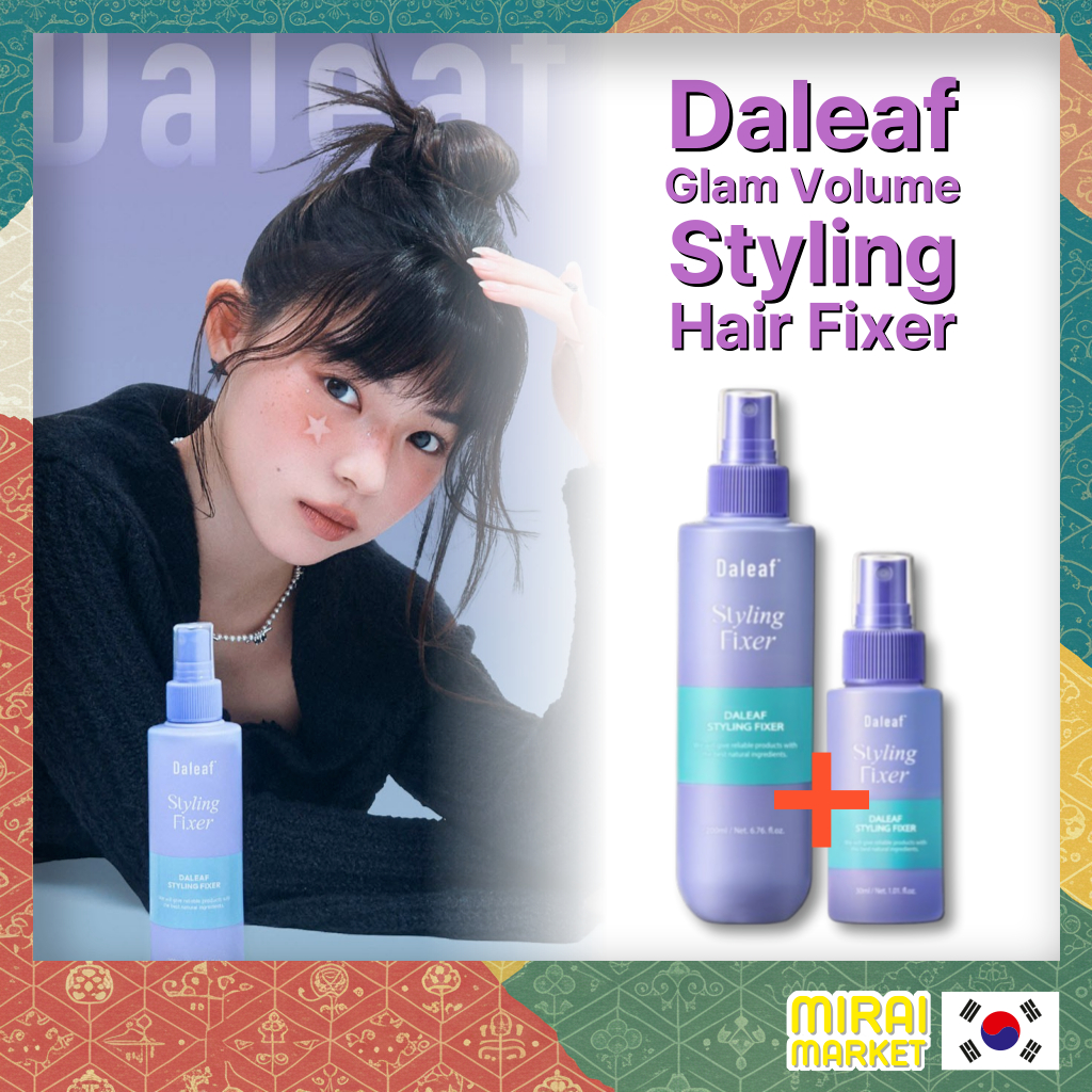 [Daleaf] Glam Volume Style Hair Fixer Set – Hair Fixer 200ml + Mini Fixer 30ml