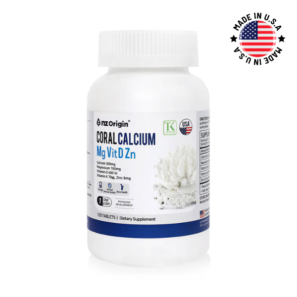 [NZ Origin] Coral Calcium Mg VitD Zn (120ct)