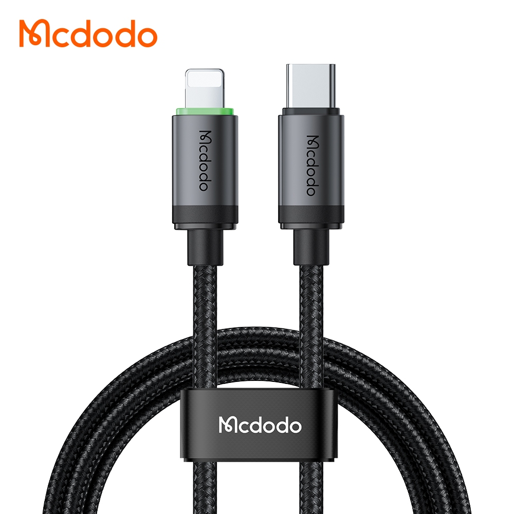 Mcdodo สาย USB-C to L สายชาร์จเร็ว 36W พร้อมไฟชาร์จ (1M/3M) CA-4820/CA-4821