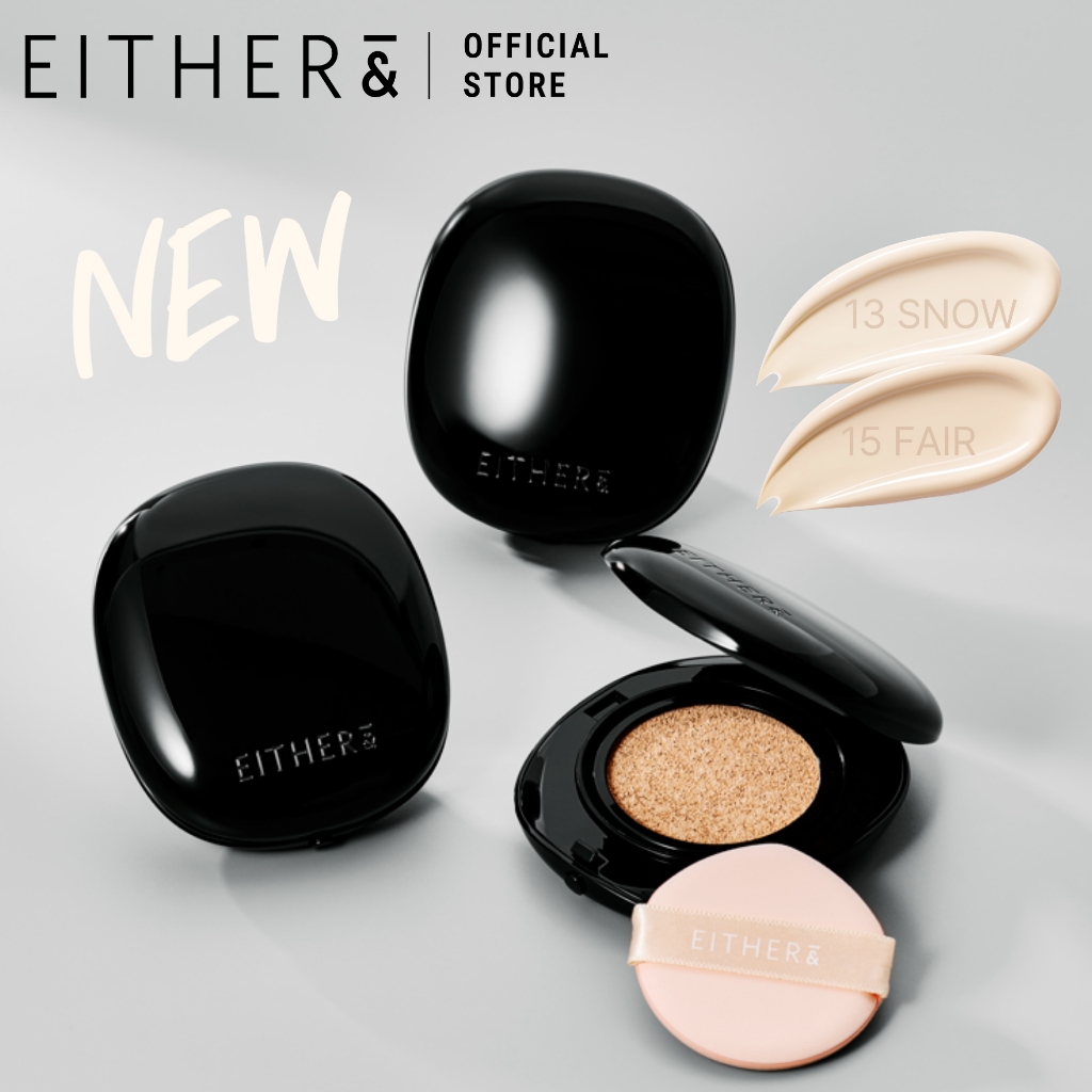 EITHER& Blur Pixel Cushion SPF50+ PA+++ 12g (ใหม่)