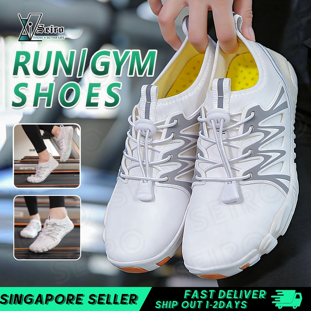 SG Aqua รองเท้าน้ําลื่นทนต่อการสึกหรอBreathable Quick Dry Soft Sole Five Fingersรองเท้ายิมชายหาดWadi