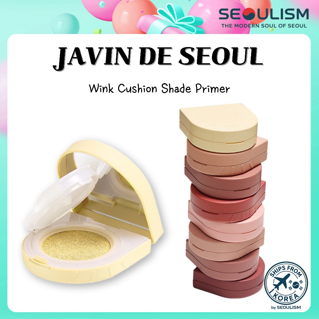 🇰🇷[JAVIN DE SEOUL] Wink Cushion Shade Primer | เมคอัพไพรเมอร์ | แต่งหน้าเกาหลี
