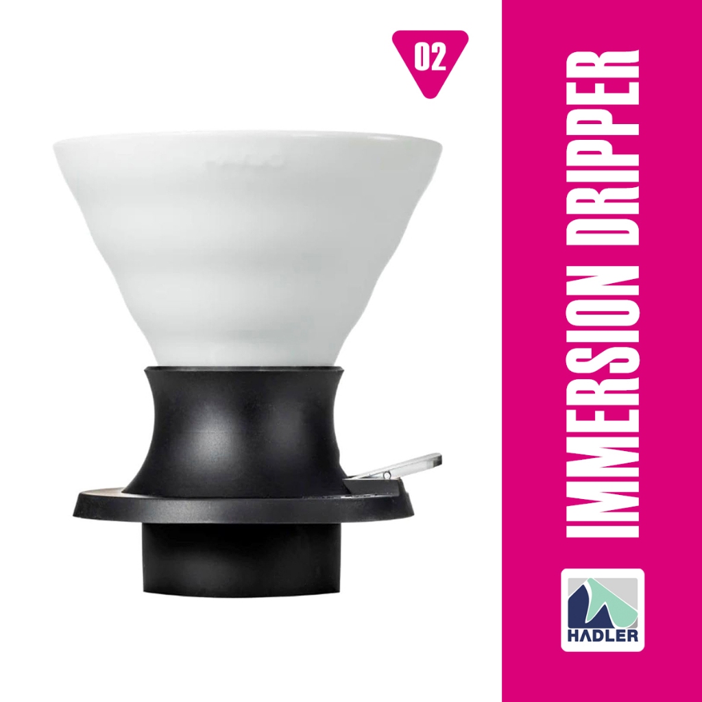 HARIO White Immersion Dripper Switch Size 02 – Ceramic Coffee Dripper (200ml)