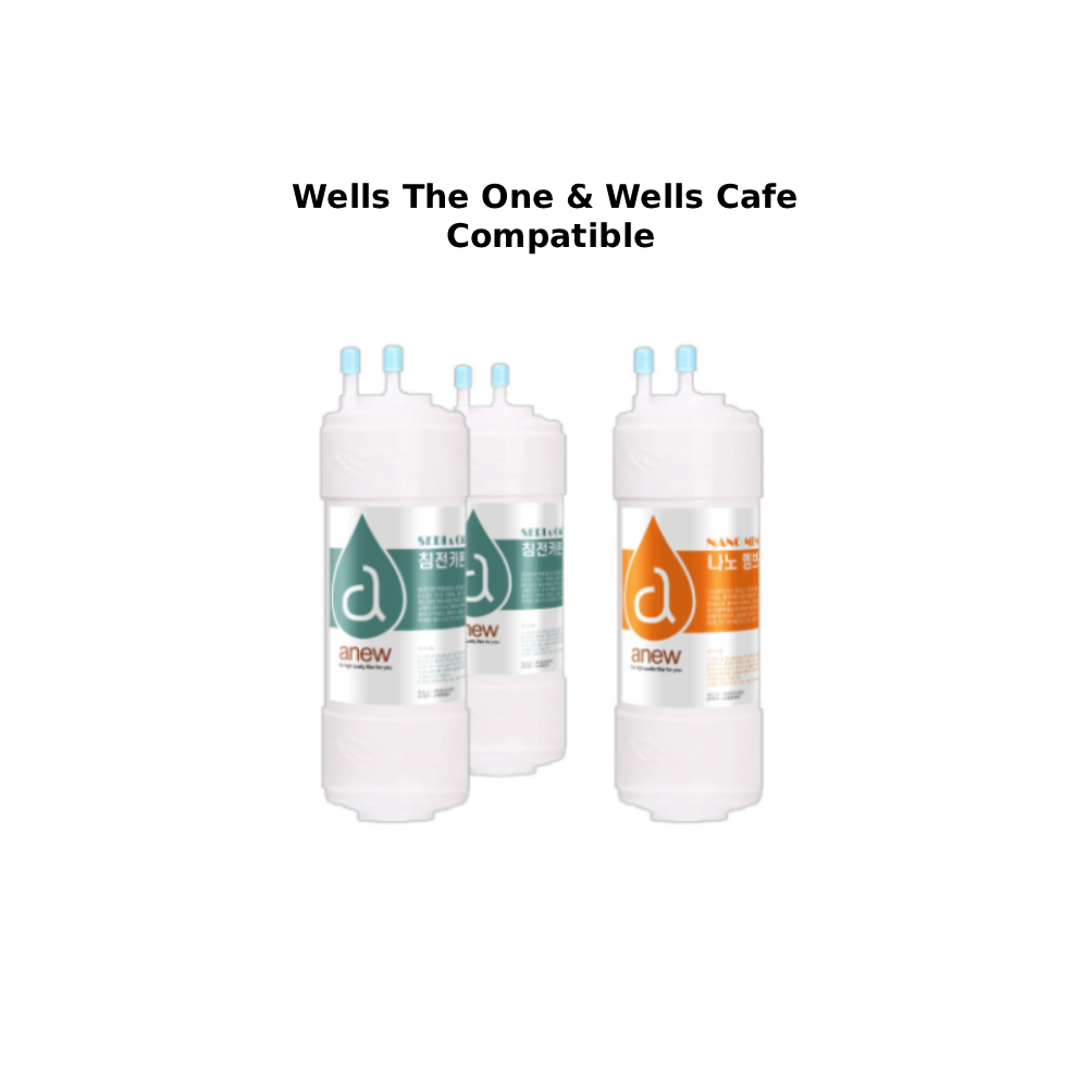 Wells ตัวกรองตลับเปลี่ยนที่รองรับ One & Wells Mini