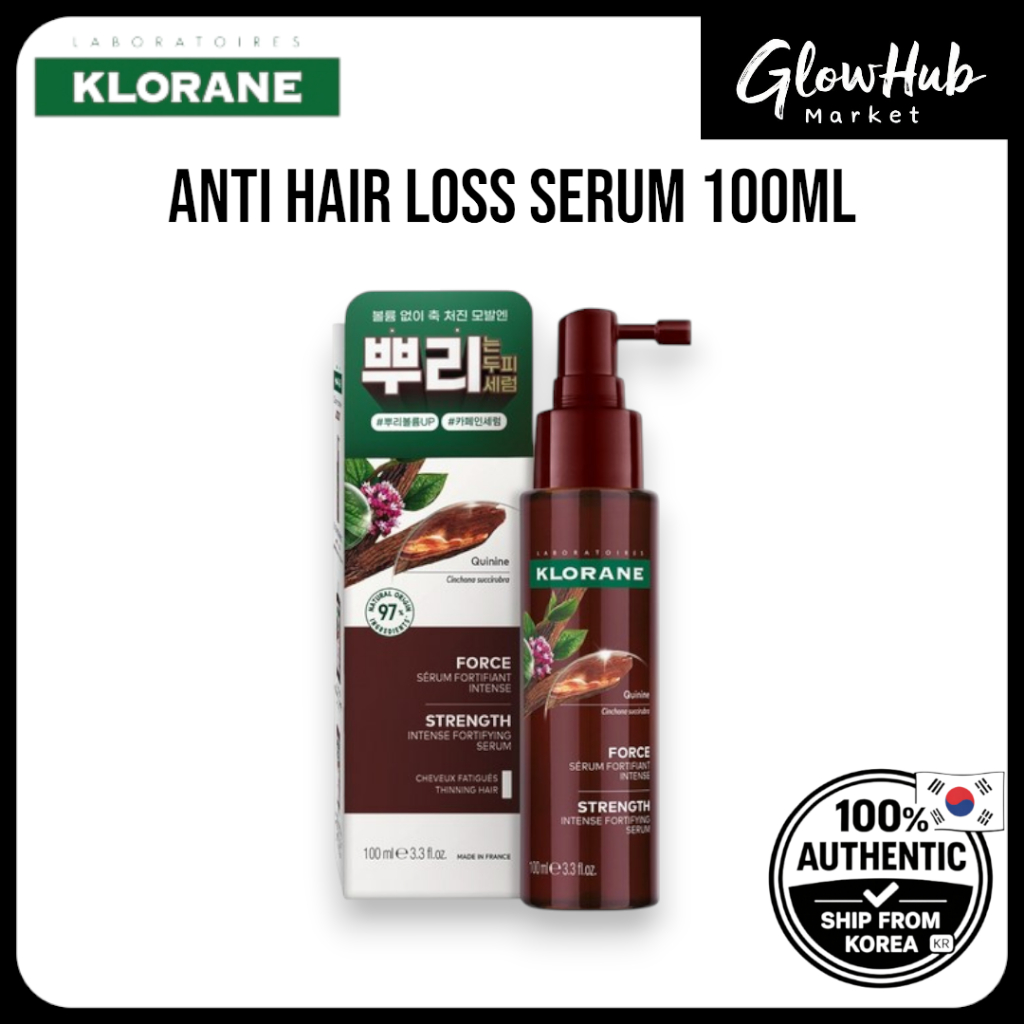 KLORANE Anti Hair Loss and Strengthening Serum พร้อม Quinine และ Edelweiss 100ml | คลอเรน แอนตี้ แฮร