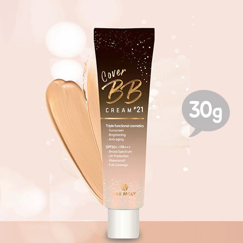 //LAST SALE// PAX MOLY Perfect Silky BB Cream/No. 21/EXP 2026-06-01 SPF50+PA+++Isolation Sunscreen C