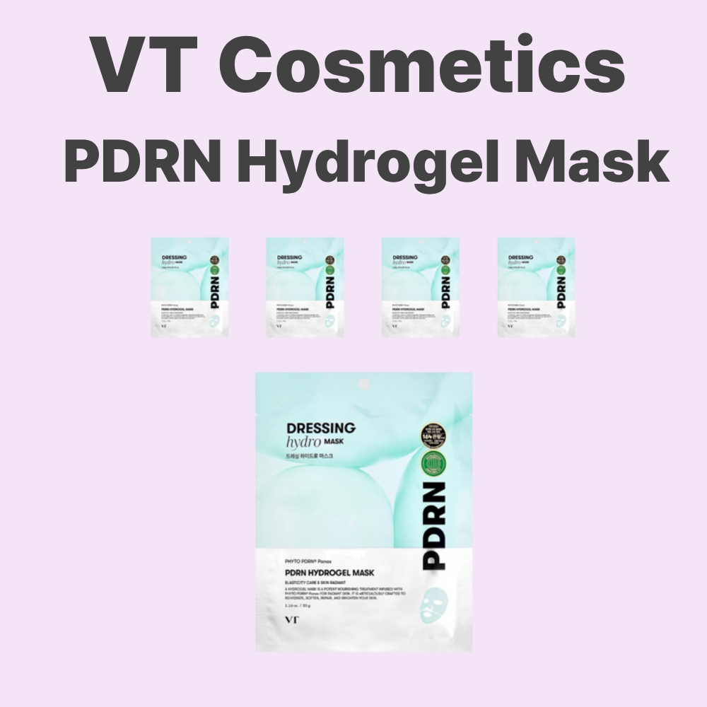 VT PDRN Hydrogel Mask 5 ชิ้น Phyto Glow Face Mask