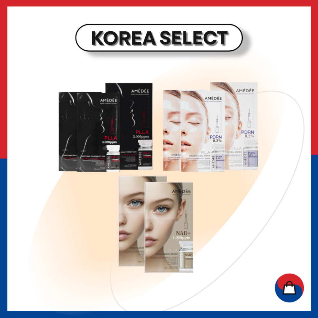 [AMEDEE] Face Mask Line (NAD+ Anti-Aging / PLLA Wrinkle Fill / PDRN Water Glow)