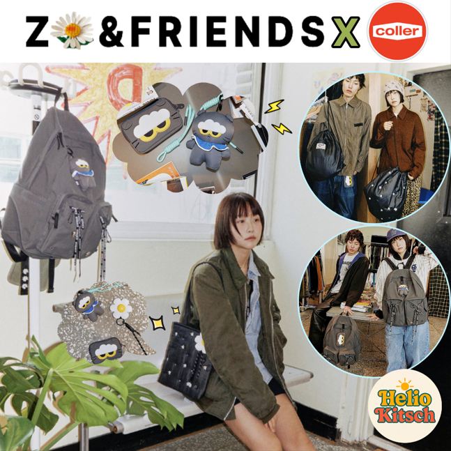 [ ZO&Friends X Collir ] GD Limited Korea Bag Collection Backpack Shoulder Drawstring Tote Keyring Ca