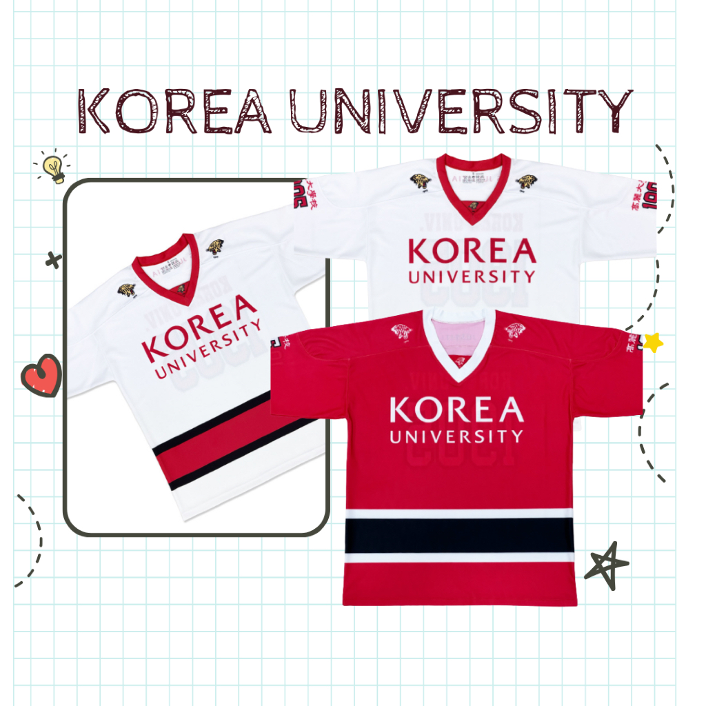 [จากเกาหลี ] KOREA UNIVERSITY Hockey Jersey Mesh Shirt