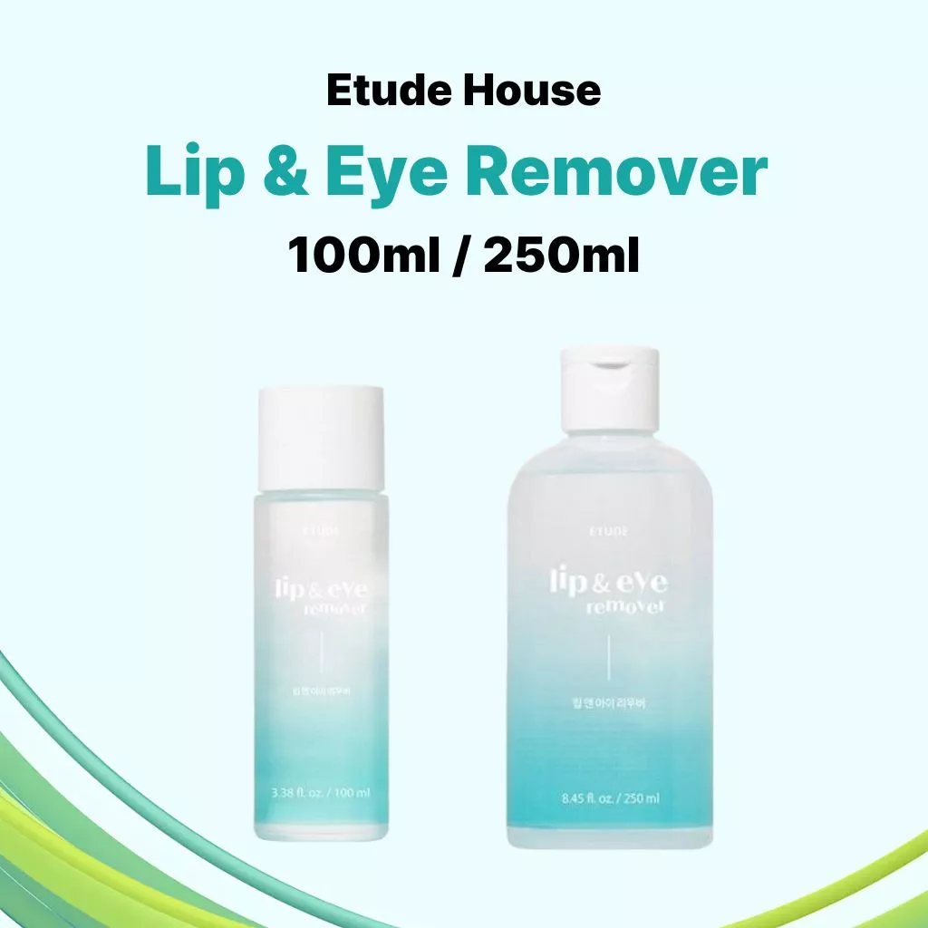 [Etude House] Lip & Eye Remover 100ml / 250ml น้ํายาล้างเครื่องสําอางกันน้ํา Gentle Bi-Phase ผิวแพ้ง่าย สกินแคร์เกาหลี